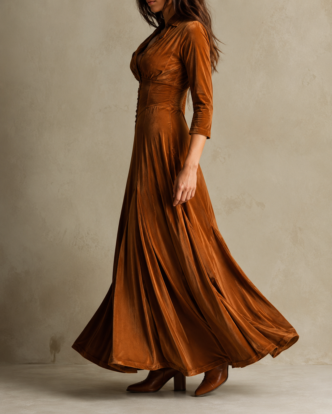ELEGANTE VESTIDO ESTILO BLAZER DE LOS AÑOS 70