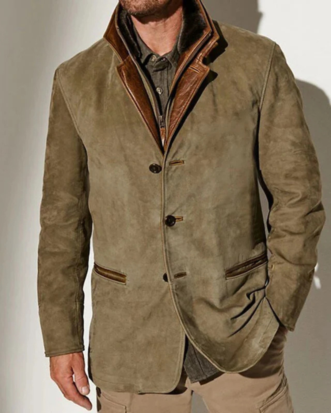 CHAQUETA SOLAPA