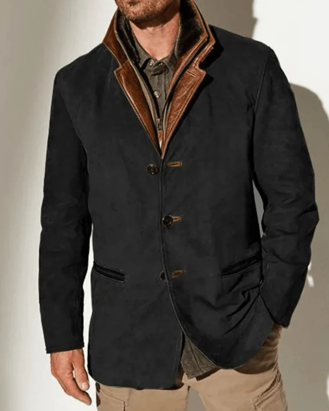 CHAQUETA SOLAPA